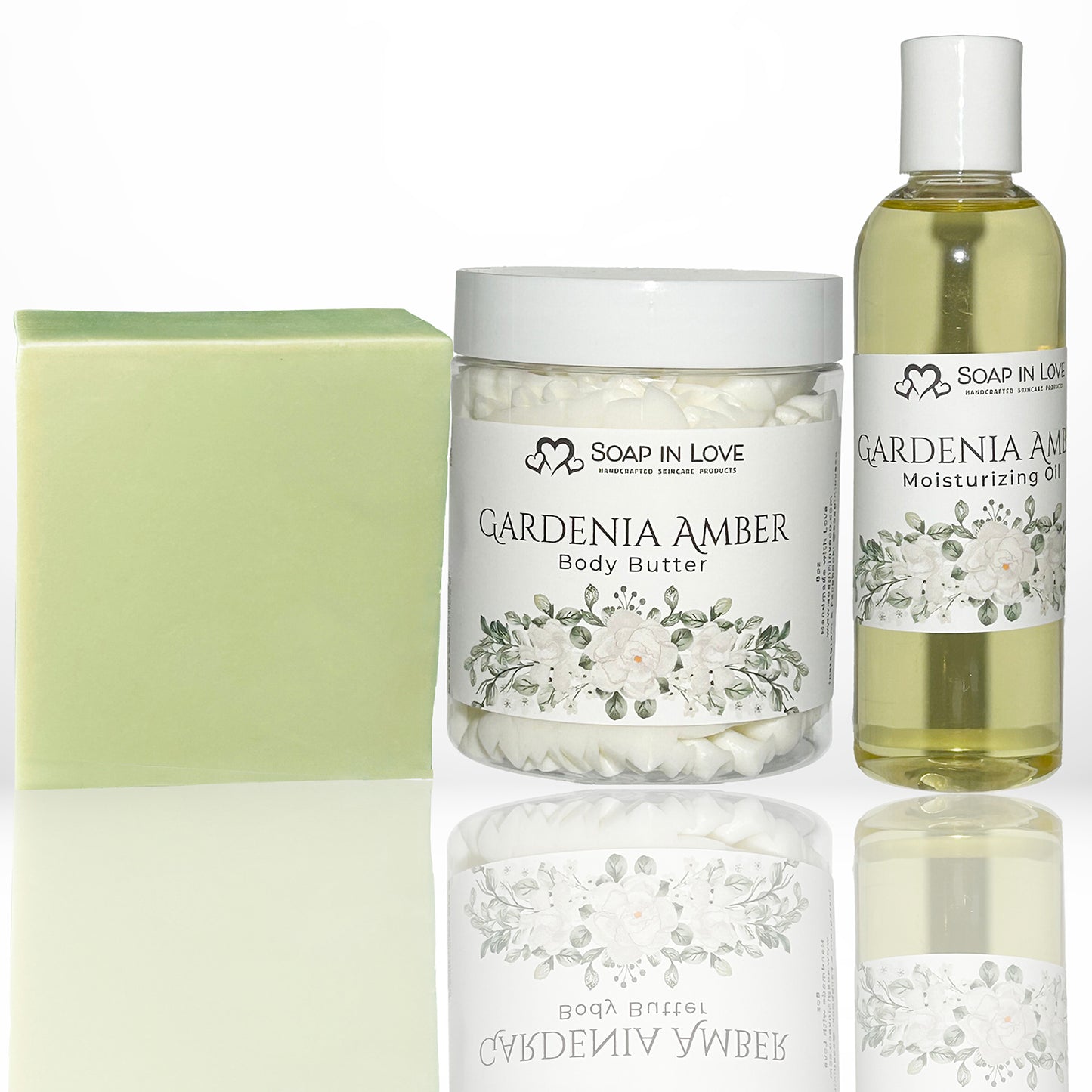 Gardenia Amber Shea Butter Soap