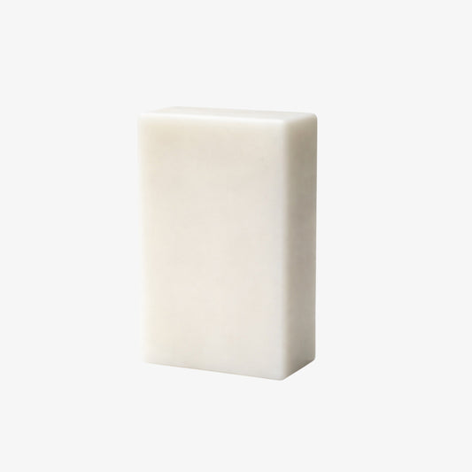 Orris Blanc bar of soap on a white background