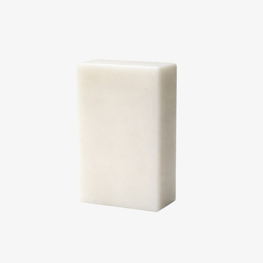 Orris Blanc bar of soap on a white background