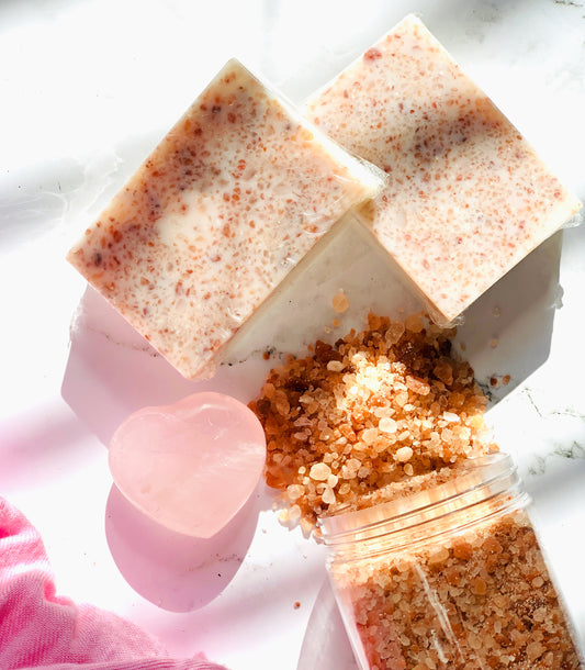 Pink Himalayan Salt Shea Butter Soap - Soap In Love